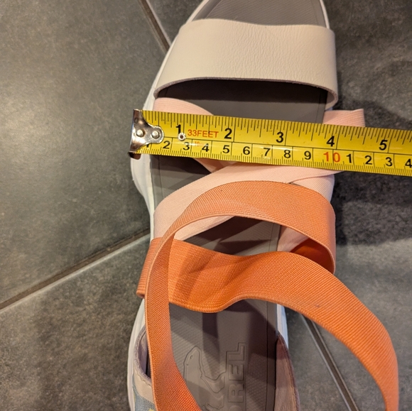 Sorel Explorer Blitz Multi-strap Sandals - Paradiso Peach/Peach Blossom 10.5 - Picture 17 of 17